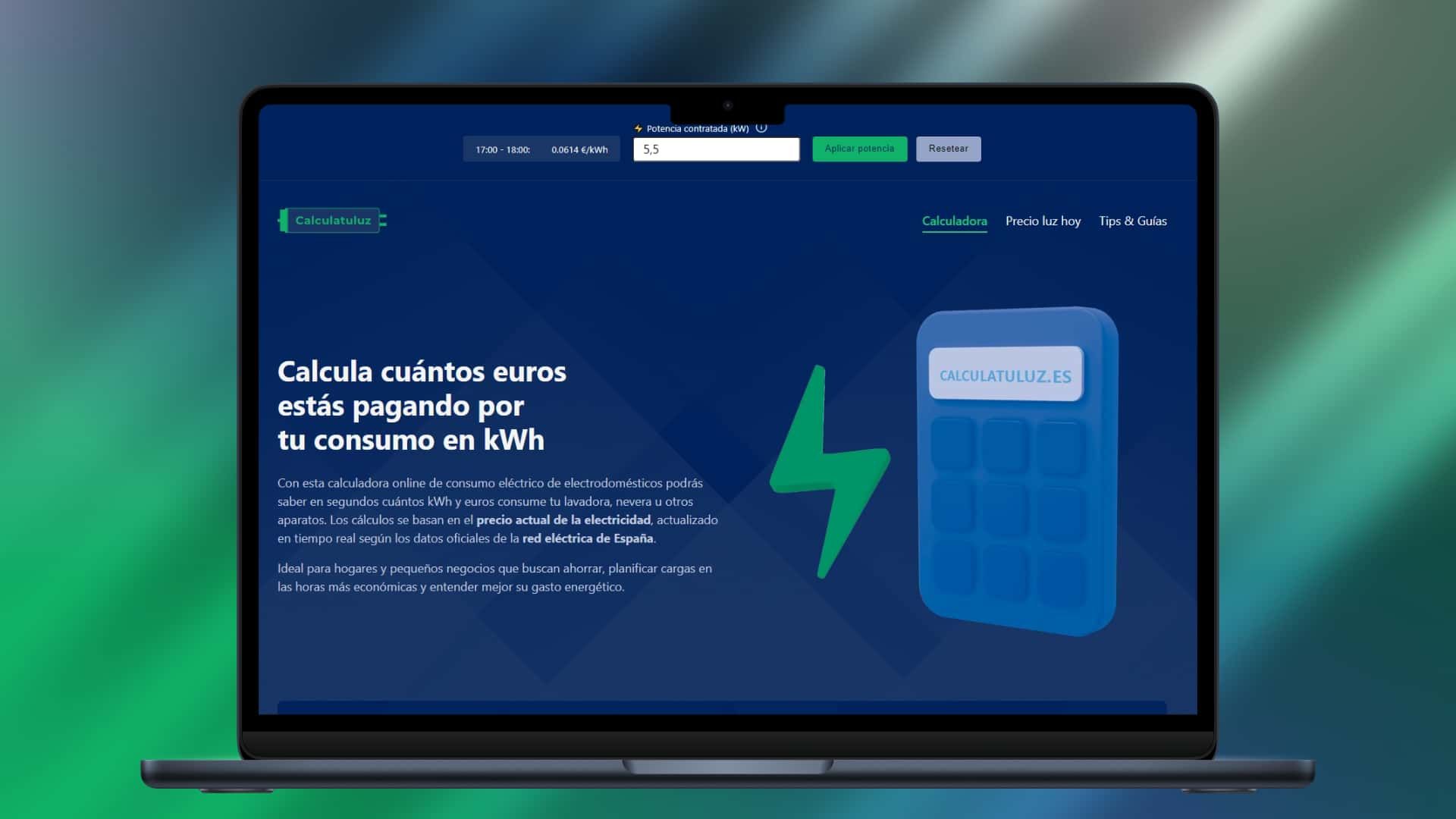 Screenshot de un pequeña App para ver los thiller de las últimas películas y series