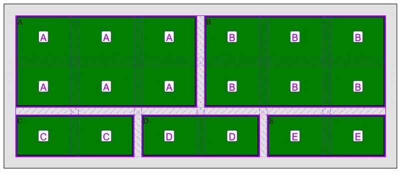 Gif mostrando las grid áreas en firefox